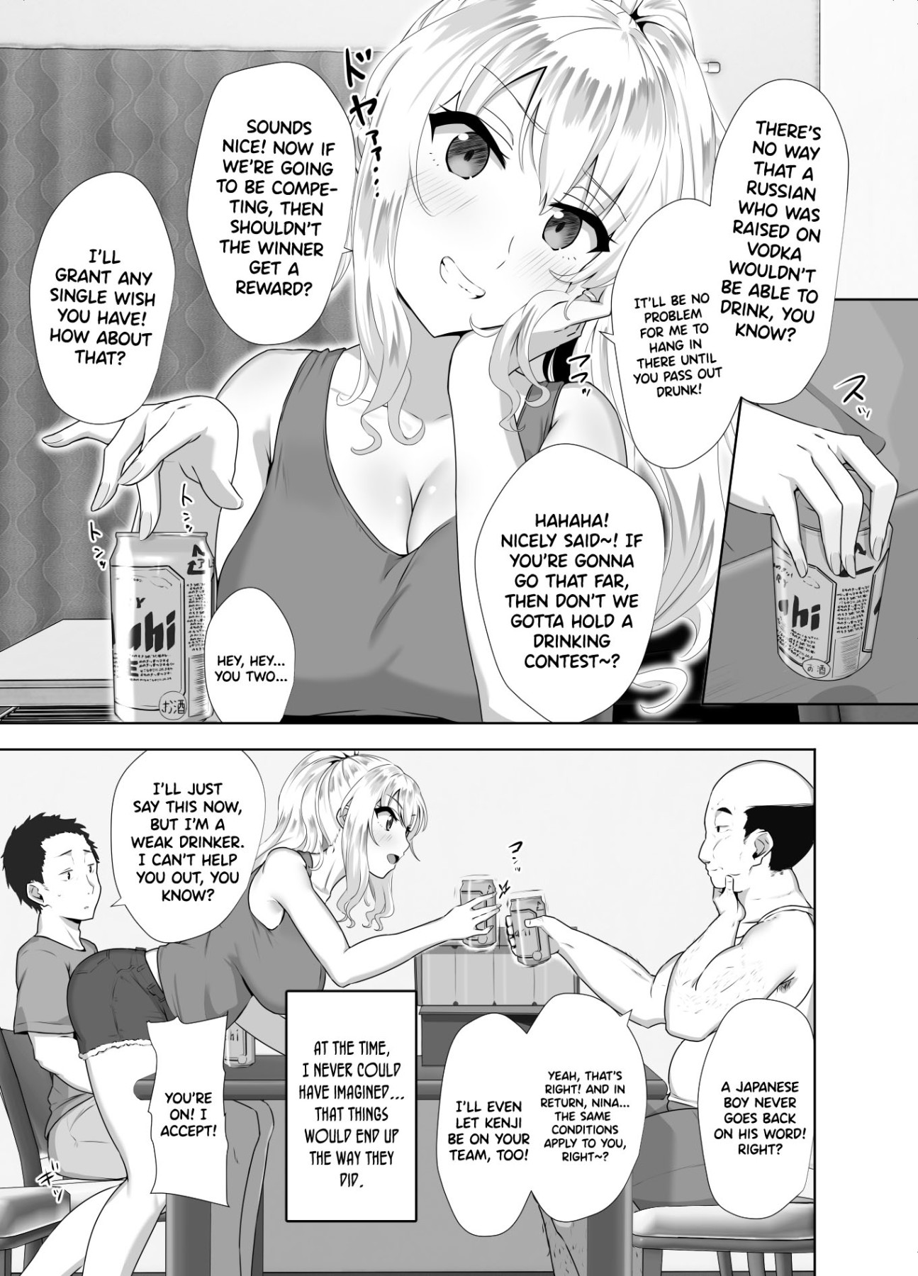 Hentai Manga Comic-There's No Way a Russian Could Lose to a Japanese Person In Drinking, Right?-Read-6